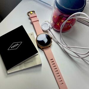 Blush Fossil Smartwatch